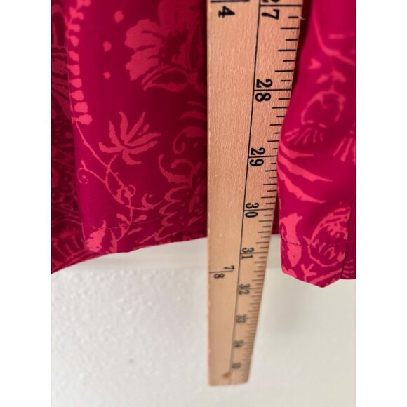 Urban Outfitters Ecote Magenta Sleeveless Floral Dress With Back Snap Detail S - Picture 9 of 13